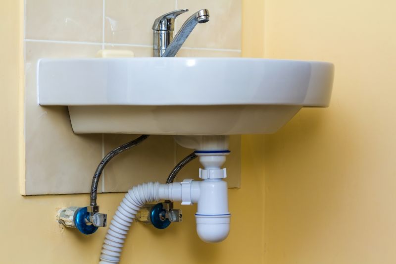 Bathroom Drain Installation detail
