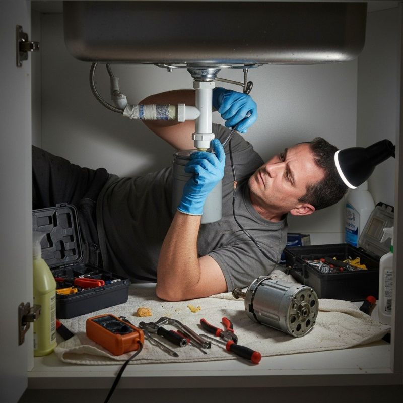 Garbage Disposal Replacement detail