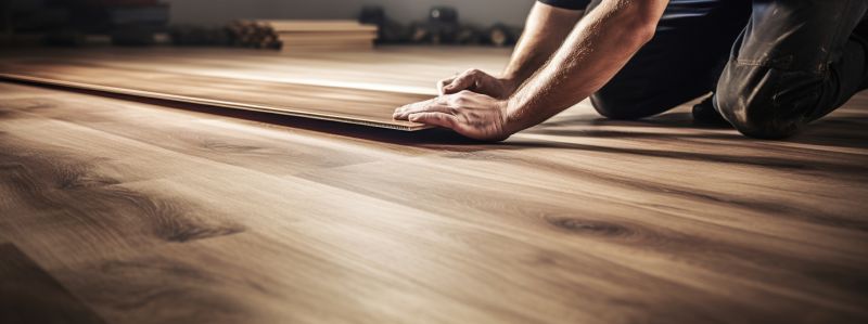 Tiger Wood Floor Installation