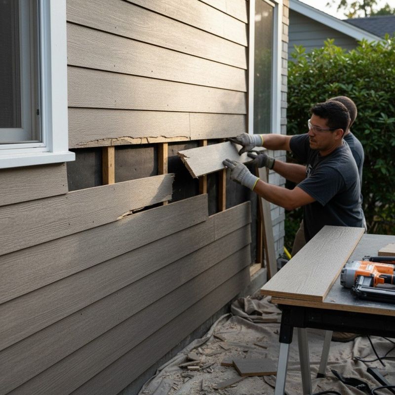 Wood Siding Replacement